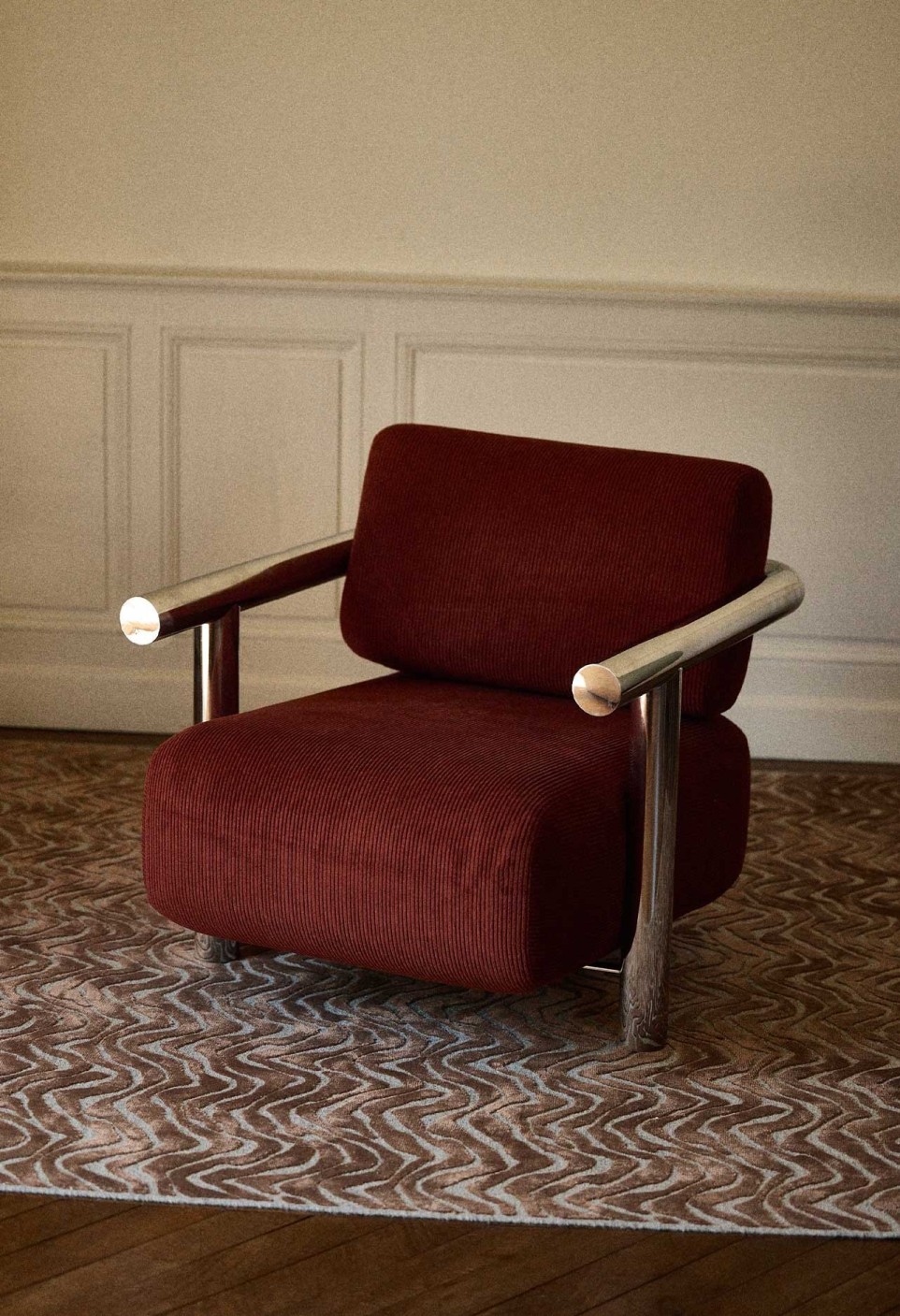 fauteuil-claude-70-inox-poli